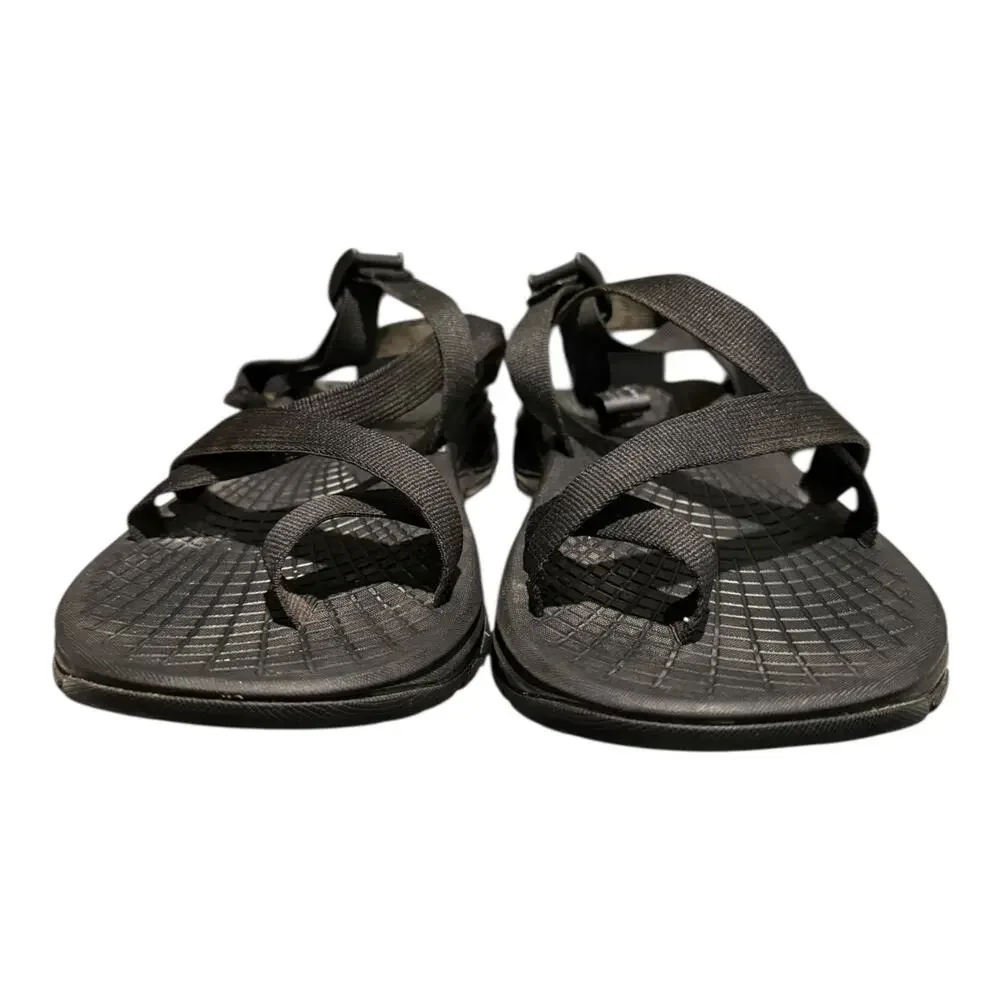 Chaco Z/Volv Adjustable Strap Classic Rubber Sole Black Sandal J105083 Men's 13